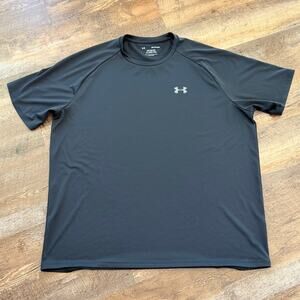 Under Armour Tech Tee Black Men’s 2XL HeatGear Athletic T-Shirt
